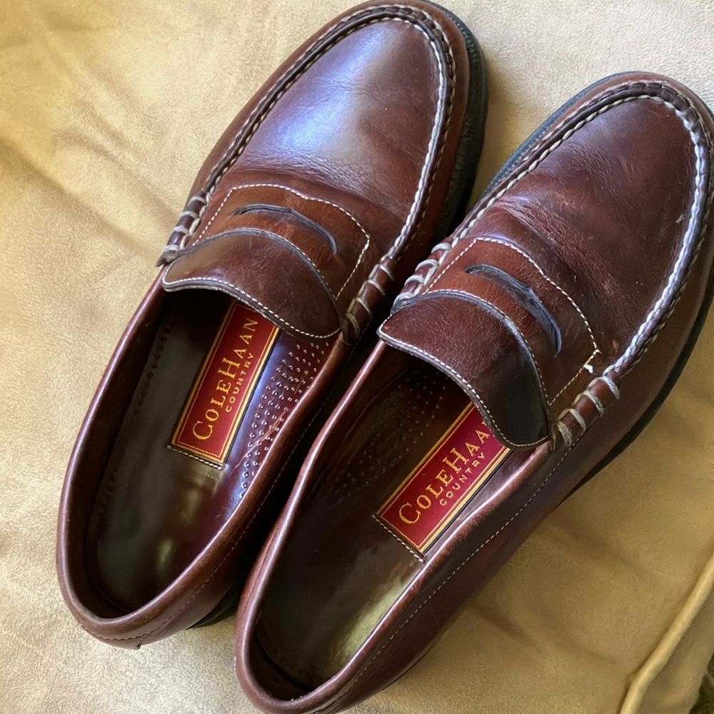 Cole Haan Men's Rich Brown Leather Loafers